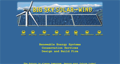 Desktop Screenshot of bigskysolar-wind.com